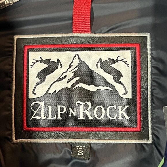 Alp-N-Rock Moto Jacket Blue Black Ski Snow Resortwear Designer Winter Small - Picture 8 of 16